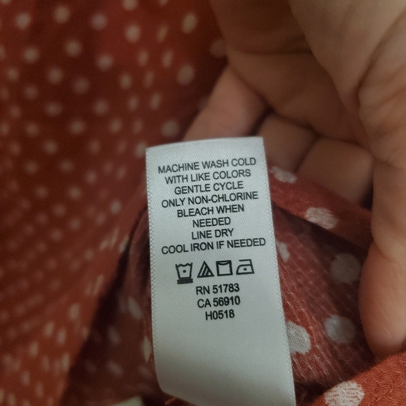 Maurices polka dot top - Picture 6 of 7